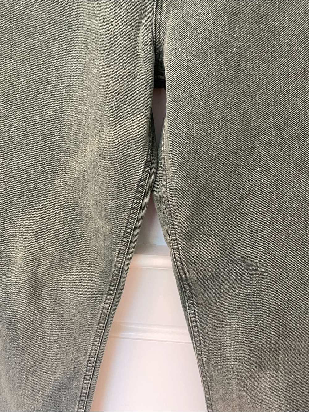 Levi's 90's Vintage 521 High Rise Tapered Leg Mom Jeans Cotton Green 16 - Picture 7 of 12